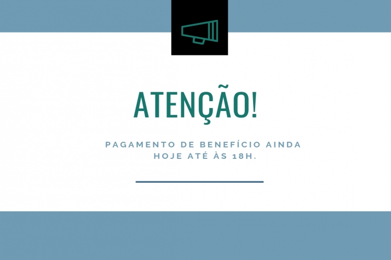 Pagamento de Benefício (21/12/2018)
