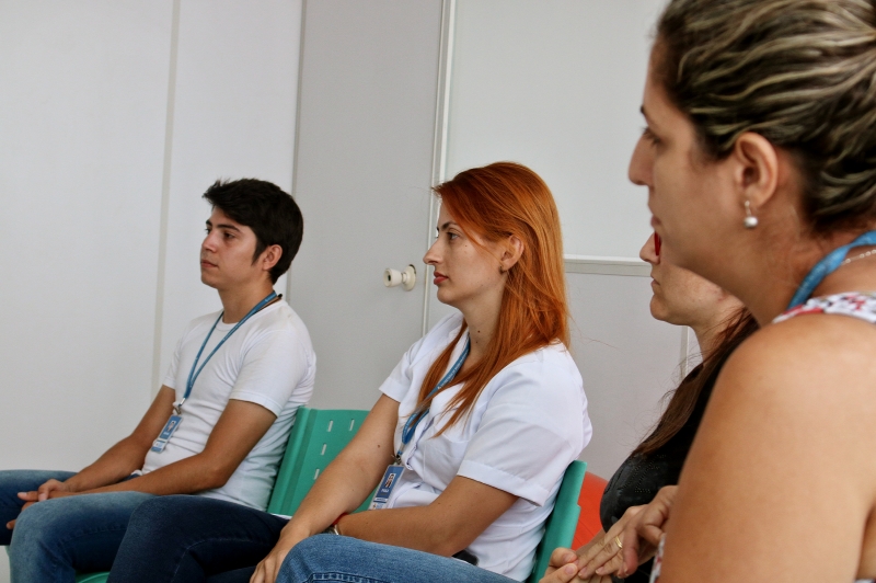 Bate-papo no Centro Especializado em Fisioterapia e Reabilitação (CEFIR)