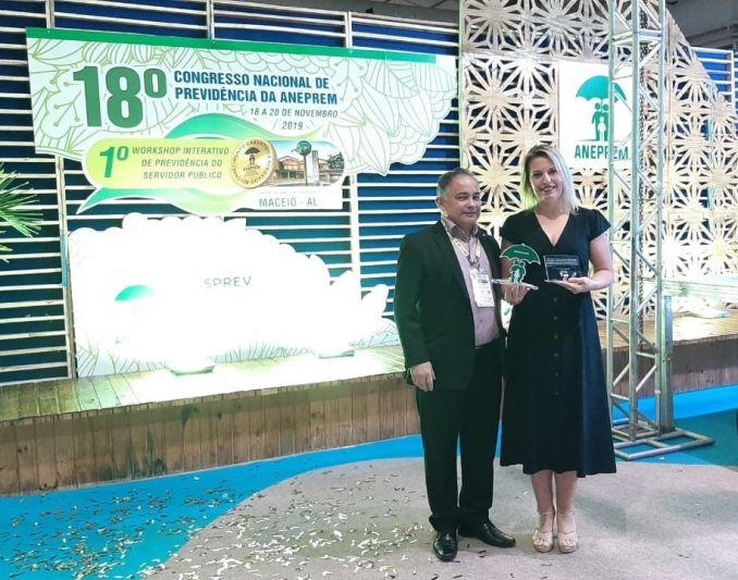 NAVEGANTESPREV recebe Prêmio de Boas Práticas de Gestão Previdenciária - ANEPREM  