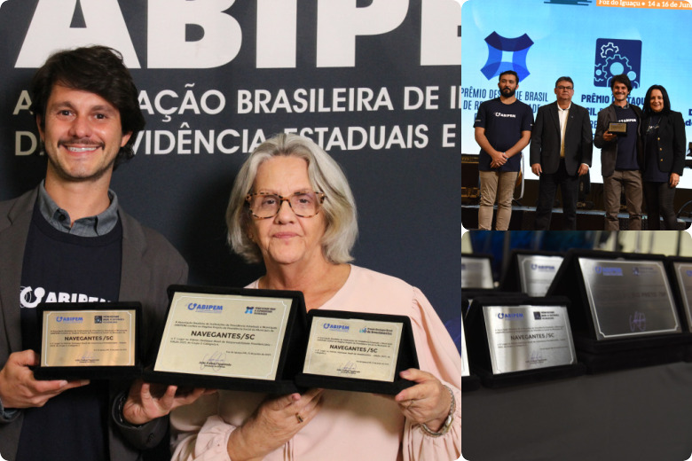 NAVEGANTESPREV recebe premiação nos prêmios Destaque Brasil da ABIPEM